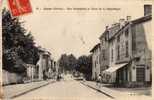 Cpa 290  - ANSE - Rue Bourgneuf Et Place De La République - Anse