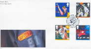 ESCRIME FDC GRANDE BRETAGNE 1991 CHAMPIONNATS DU MONDE UNIVERSITAIRES + RUGBY COUPE DU MONDE + ATHLETISME ET NATATION - Fencing