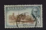 BARBADE ° 1950 N° 196 YT + PORT - Barbades (1966-...)