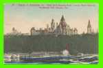 OTTAWA,ONTARIO - HOUSES OF PARLIAMENT - VIEW FROM NEPEAN POINT - CARD TRAVEL IN 1906 - G. H. THORBURN - - Ottawa