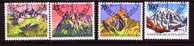 Liechtenstein Mi 993-996 Berge / Mountains - 1990 - Used Stamps