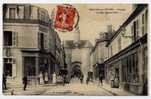 Réf 113  - MEHUN SUR YEVRE - Horloge Et Rue JEANNE D'ARC (1912 - Belle Carte Animée) - Mehun-sur-Yèvre