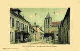 GOUVIEUX - Rue De Creil Et Place De L'Eglise - Gouvieux