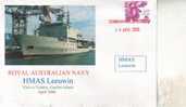 1 X HMAS Leeuwin Cover + 2 Free Warship Postcard - Navire De La Marine Australienne - Other (Sea)