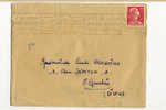 MARCOPHILIE LETTRE TARIF INTERIEUR  DE FRANCE   DU HAVRE   POUR SAINT QUENTIN  MAYENNE 1956 - Tarifas Postales