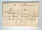 Lettre LEUZE Vers MONS 1771 , Signée Jouret , Médecin Pour Flescher, Avocat   --  3/939 - 1714-1794 (Oesterreichische Niederlande)