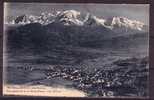 HAUTE SAVOIE - Sallanches - Vue Generale Et Le Mont Blanc - Sallanches