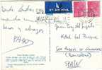 Postal Cambridge 1972 Circulada Aerea - Lettres & Documents