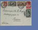 336+387+407/09 Op Brief Met Stempel BRUXELLES-EXPOSITION 1935 Bur. 1 E Op 15/5/35 - Briefe U. Dokumente