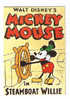 Mickey Mouse In Steamboat Willie. - Disneyland