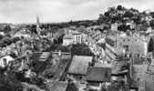 CREMIEU   (Isère)    Vue Générale     (carte Noir Et Blanc Devant Dater Des Années 40/50) - Crémieu