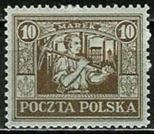 POLAND..1922..Michel # 14...Polen Abstimmungsgebiete..MLH...MiCV - 15 Euro. - Besatzungszeit