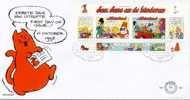 PAYS-BAS Bloc 57 FDC Premier Jour Jan KRUIS COMICS BANDE DESSINEE STRIP 14 Nov 1984 - Cómics