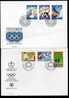 1993  1994  LIECHTENSTEIN FDC  Ski  Bosbleigh  Slalom    Olympique - Invierno