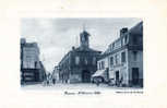 Cpa Formerie (60, Oise) L´Hôtel De Ville, Commerces (Beranger, Daverton..) Animée. Ed Pourret à Formerie - Formerie