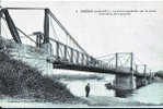 Ancenis - Le Pont Suspendu Sur La Loire Pris De La Rive Gauche - Ancenis