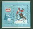 164N0057 Ski Bloc 46 Hongrie 1964 Neuf ** Jeux Olympiques D Innsbruck - Hiver 1964: Innsbruck