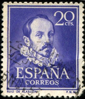 Pays : 166,7 (Espagne)          Yvert Et Tellier N° :   801 (o) - Oblitérés