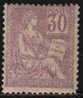 FRANCE 1900-01 Y&T 115 "TYPE MOUCHON 30 C VIOLET" NEUF SANS CHARNIERE XX TTB - Unused Stamps