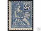 FRANCE 1900-01 Y&T 114 "TYPE MOUCHON 25c BLEU" NEUF SANS CHARNIERE XX TTB - Nuevos