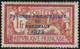 FRANCE 1923 Y&T 182 "CONGRES PHILATELIQUE DE BORDEAUX" NEUF SANS CHARNIERE XX BON CENTRAGE TTB - Neufs