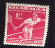 TENNIS TIMBRE NEUF NICARAGUA 1948 - Tennis
