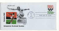 PLI SELECTIONNE  / AEROGRAMME VIA AIR MAIL  DES USA/ ETATS UNIS D'AMERIQUE /UNITED STATES OLYMPICS  FIRST DAY OF ISSUE - Schmuck-FDC