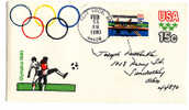 USA/ ETATS UNIS D'AMERIQUE /UNITED STATES/ FLAT ROCK  OLYMPIC 1980 FEB 14 AM 1980 - Enveloppes évenementielles