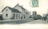 18 - CHER - NERONDES - GARE - LOCOMOTIVE - TRAIN - CHEMIN De FER - TRAMWAY - LIGNE De L´INDRE (36) - VOYAGEE 1903 - Henrichemont