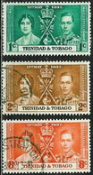 TRINIDAD & TOBAGO..1937..Michel # 128-130...used. - Trindad & Tobago (...-1961)