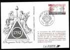 Entier / Stationery / PSC - PAP ITVF Carte Pseudo Entier De 26/09/1992 An I De La République - Pseudo-entiers Officiels