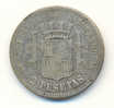 ESPAGNE   2  PESETAS  1870  ARGENT - First Minting