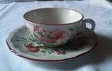 Saint Clément Coq - Tasse/st - Kopje/bord - Cup/saucer- TA 172 - Saint Clément (FRA)