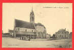 77 LE CHATELET EN BRIE Cpa Petite Animation L ' Eglise  La Mairie          Edit Lasnier - Le Chatelet En Brie