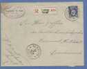 213 Op Aangetekende Brief Met Cirkelstempel TEMSCHE / TAMISE Op 24/2/1925 - 1921-1925 Kleine Montenez