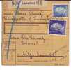 Pakketkaart Van Luxemburg 1 Naar Wilz - 1940-1944 German Occupation