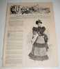 ANTIGUA REVISTA ORIGINAL DE MODA - SIGLO XIX - LA MODA ELEGANTE - 1893 - LLENA DE GRABADOS CON ANTIGUOS VESTIDOS - Muy I - Patterns