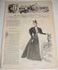 ANTIGUA REVISTA ORIGINAL DE MODA - SIGLO XIX - LA MODA ELEGANTE - 1893 - LLENA DE GRABADOS CON ANTIGUOS VESTIDOS - Muy I - Patrones