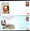 Romania 2006 Stationery 2X,W. Shakespeare. - Teatro