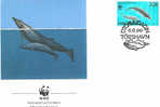 WWF BALEINES  FDC ILES FEROE 1990  DIFFERENT - Balene