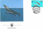 WWF BALEINES  FDC ILES FEROE 1990  DIFFERENT - Walvissen