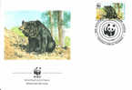 WWF OURS BRUNS FDC 1989 PAKISTAN DIFFERENTS - Bears