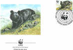 WWF OURS BRUNS FDC 1989 PAKISTAN DIFFERENTS - Beren