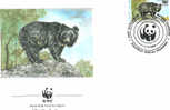 WWF OURS BRUNS FDC 1989 PAKISTAN DIFFERENTS - Orsi