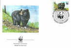 WWF OURS BRUNS FDC 1989 PAKISTAN DIFFERENTS - Bears