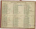 CALENDRIER MEMENTO  GRAND FORMAT DE 1939 "A SERVI " "RARE & "TRES  DIFFICILE A TROUVER"ANOTATIONS HISTORIQUES - Big : 1921-40