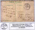 Maroc Morocco Marruecos Dar Bel Amri 1915 Sur Carte ( En FM ) Lettre Cover Carta - Lettres & Documents