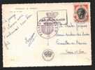 Flamme Monaco "Couronne Du Blason Méditerranée" Monte Carlo Porte De Monaco 1965 Sur Carte Vue Du Port - Postmarks