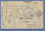 Kaart Verzonden Met Stempel "HOPITAL COMPLEMENTAIRE N°49 / COUTANCES (MANCHE)" - Belgisch Leger