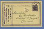 Entier Met Privé Stempel  " HORLOGERIE SUISSE / GAND " Met Cirkelstempel GENT 1922 - Tarjetas 1909-1934